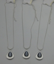 3 x zilverkleur met blauw-grijs