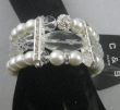 luxe brede armband in parellook