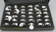 36 diverse ringen in doos