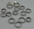14 opengewerkte, eenvoudige ringen