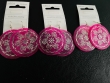 Partij van 3 paar roze oorbellen