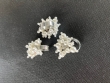 3 verstelbare ringen met pareltjes, trendy & elegant