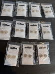 Partij 11 paar strass Oorbellen