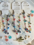 3 x MKM Design Bohemian Kralen Enkelbandjes – Nikkelvrij