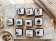 Mix van Luxe Damesringen met Gekleurde Kristallen (Set van 10 stuks)