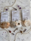 Natuurlijke Parelmoer Schijfoorbellen (Set van 3 Paar) – Elegante Boho-Chic voor Jouw Assortiment