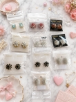 Partij 10 Clip Oorbellen – Assorti Dames – Strass & Fashion