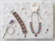 Vrolijke Multicolour Strass Sieradenset (Ketting & Brede Armband)