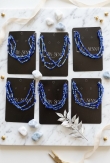 Set van 6 armbanden  Blauw
