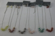 6 sets van ketting plus oorbellen