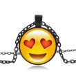 zwarte cabochon smile